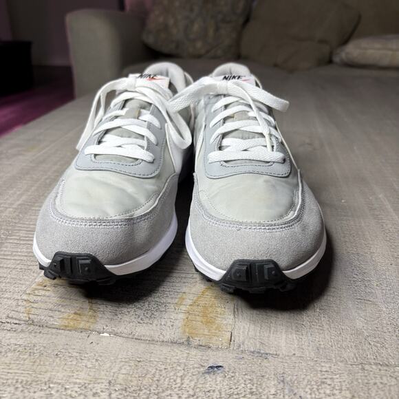 Nike Mens Waffle Debut Grey Fog White Lace up Running Sneakers DH9522-003 10.5 - Picture 5 of 8